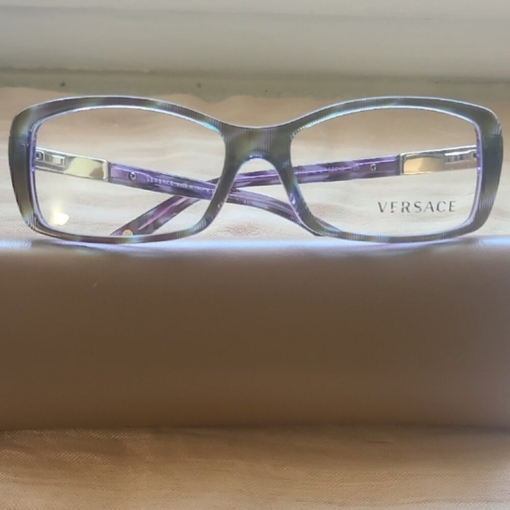 NEW & AUTHENTIC GLASSES VERSACE MODEL 3140, SIZE 52-15-135, COLOR 873